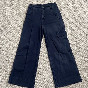 Pilcro cargo pants in navy